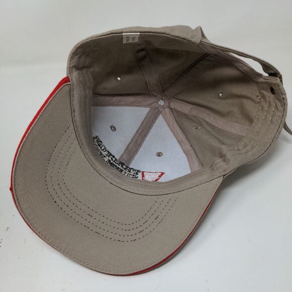 Tractor Supply Co Men's Slideback Hat Tan Adjustable Embroidered Logo - Picture 9 of 11